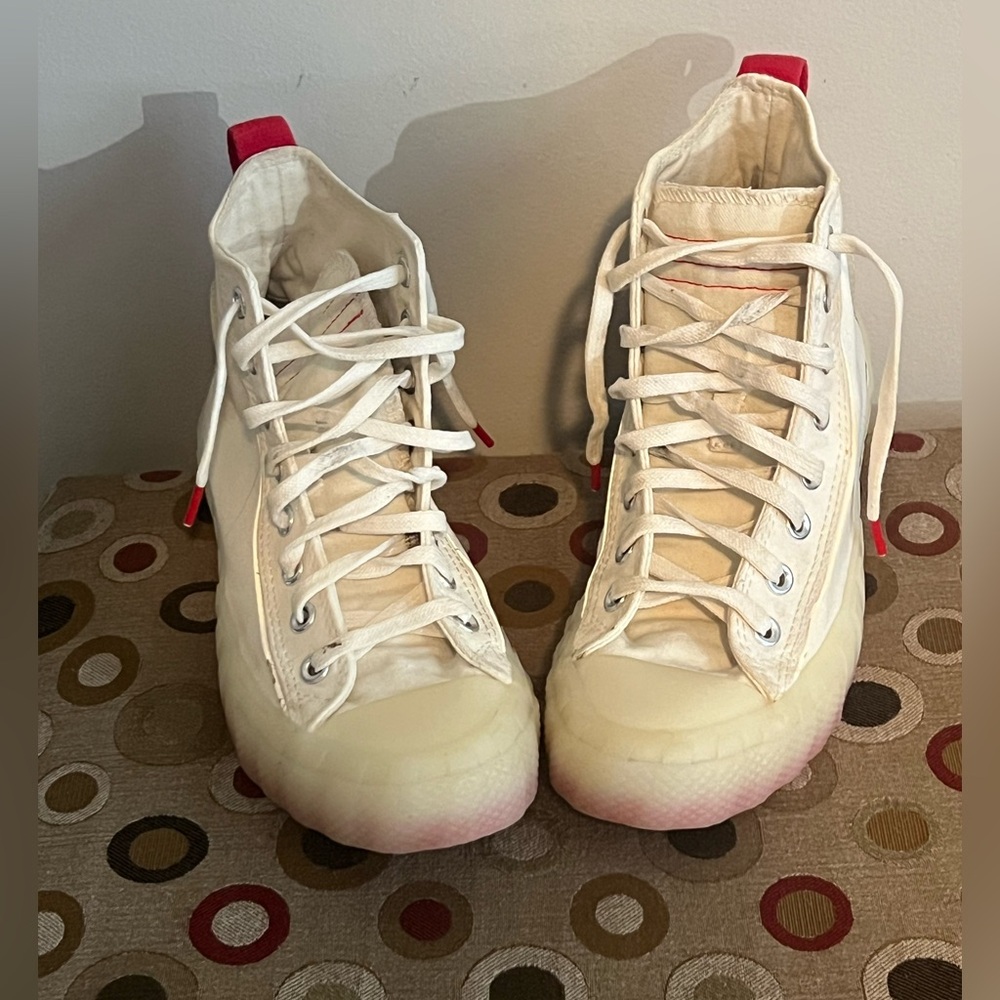 Size 7.5 Men/ Size 9 Women. Converse UNT1TL3D High Egret Natural Ivory
